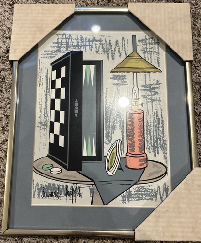 Vintage bernard buffet game - bernard,