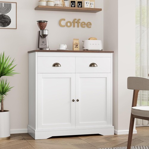Farmhouse white buffet - farmhouse,